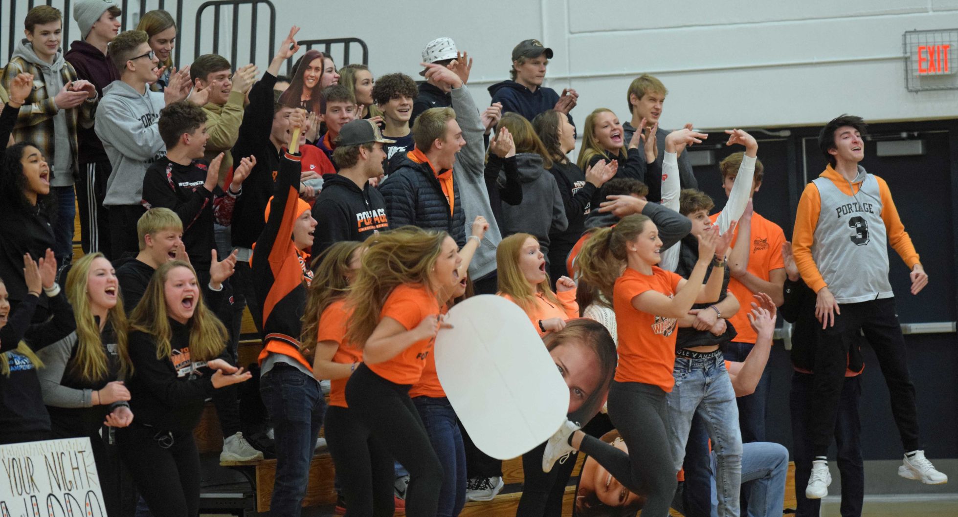 Portage student section